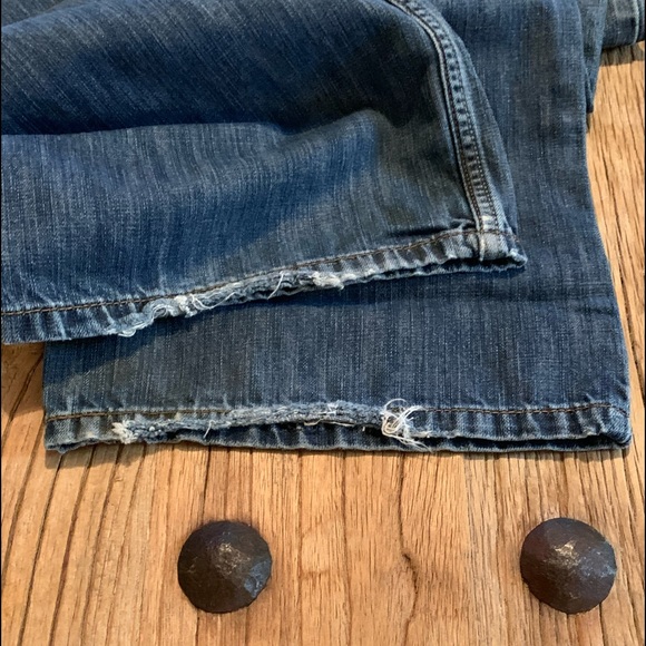 VINTAGE LEVIS Jeans 569 Loose Straight Fit Dark Wash Red Tab - Picture 4 of 6